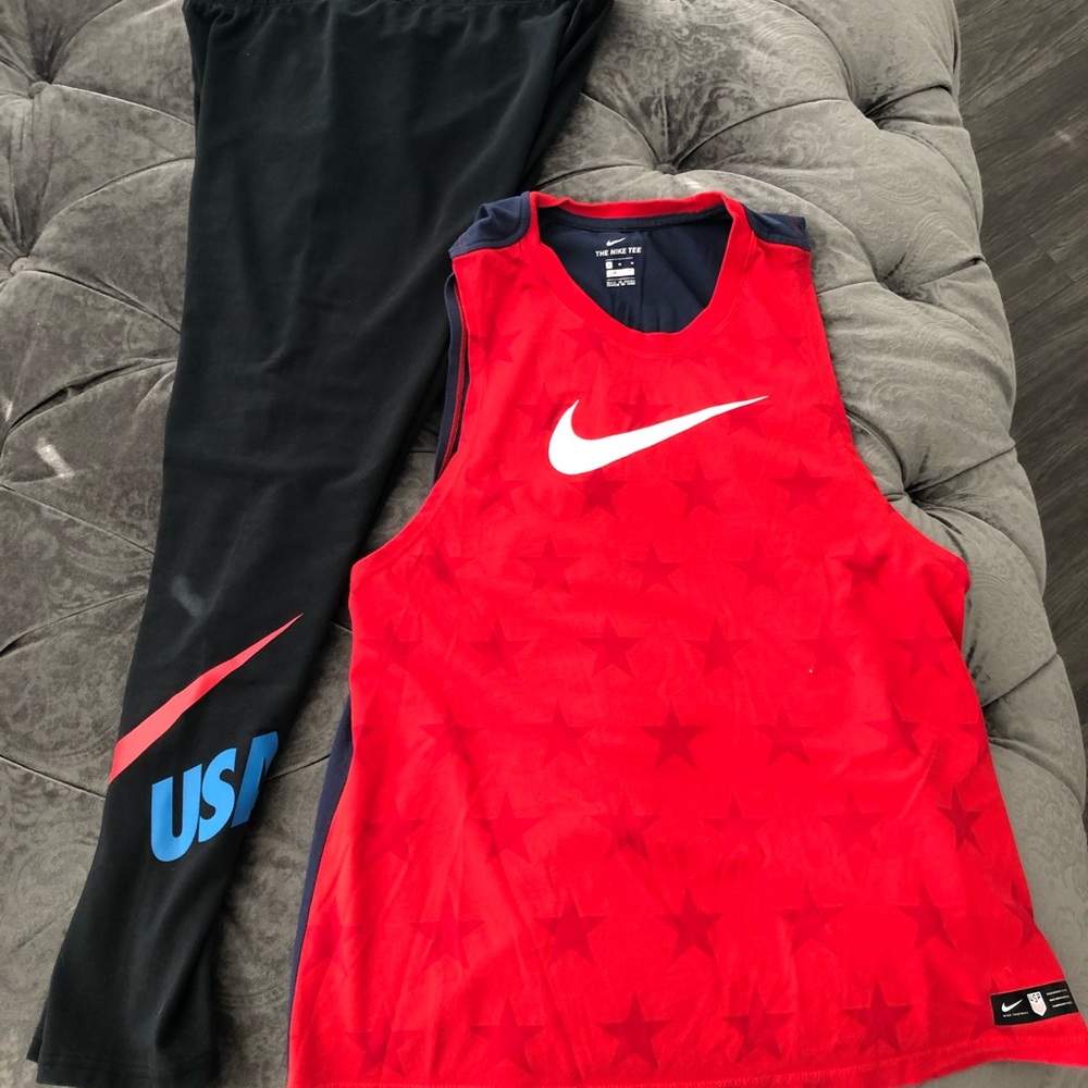 Nike USA legging outfit